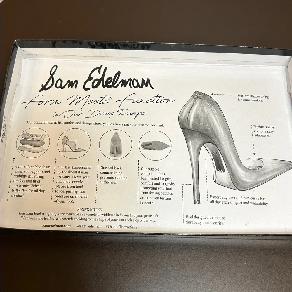 SAM EDELMAN Elegant Red Women's Heels SIZE  5.5 M